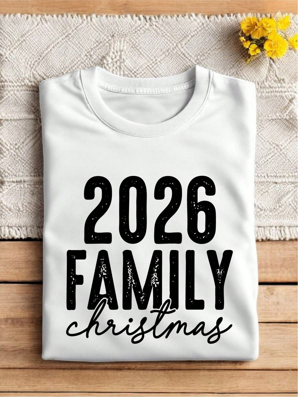 Retro Christmas Crew T-Shirt