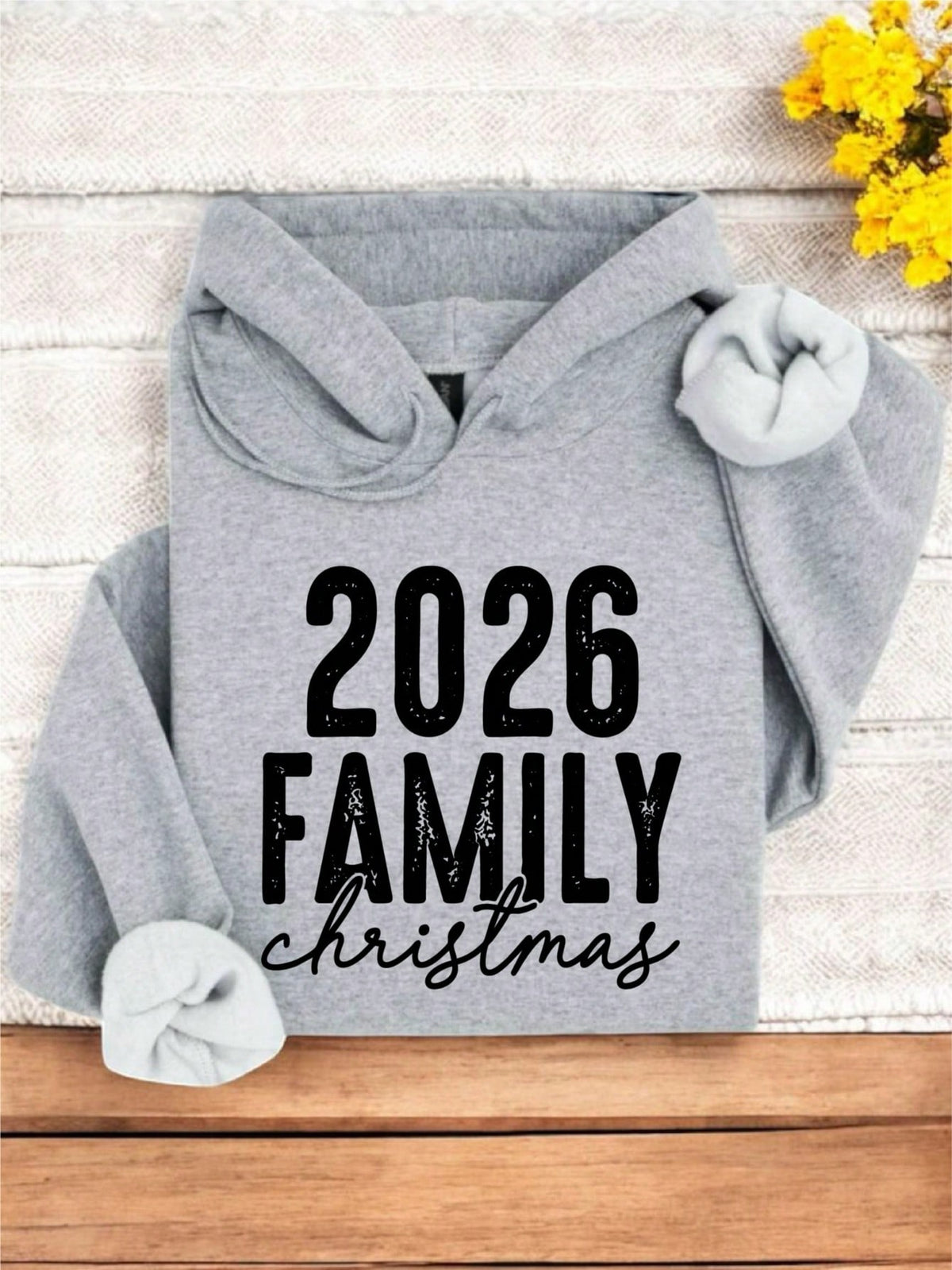 Retro Christmas Crew Hoodie