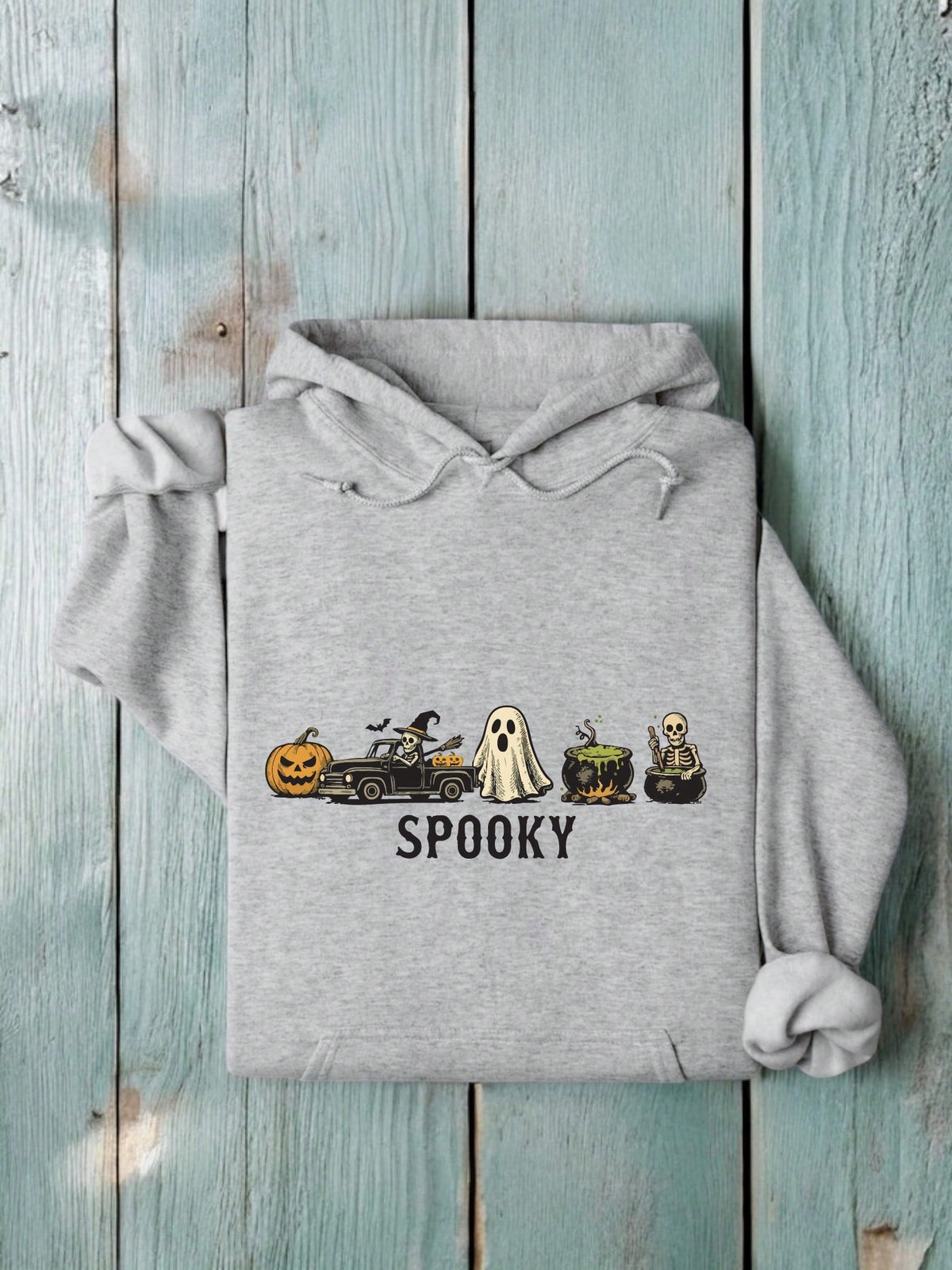 Spooky Vibes Unisex Hooded Hoodie