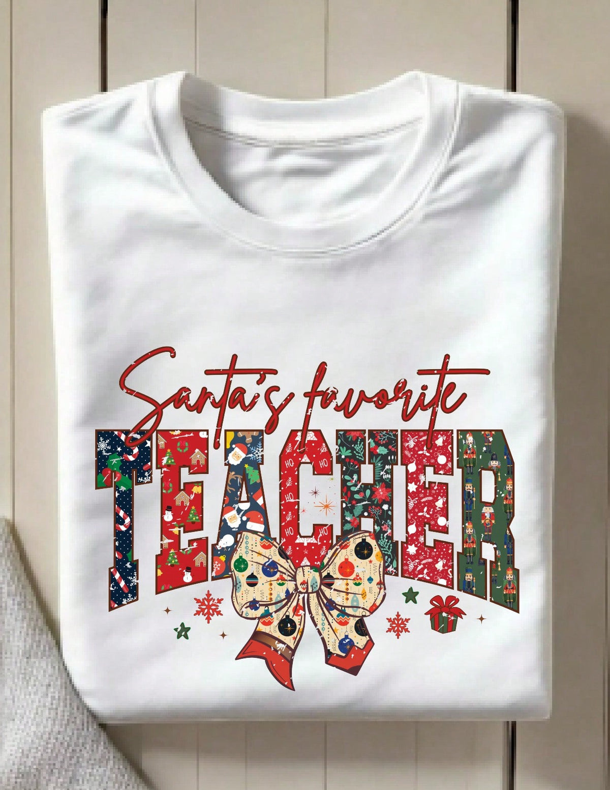 Santa's Favorite Teacher T-Shirt