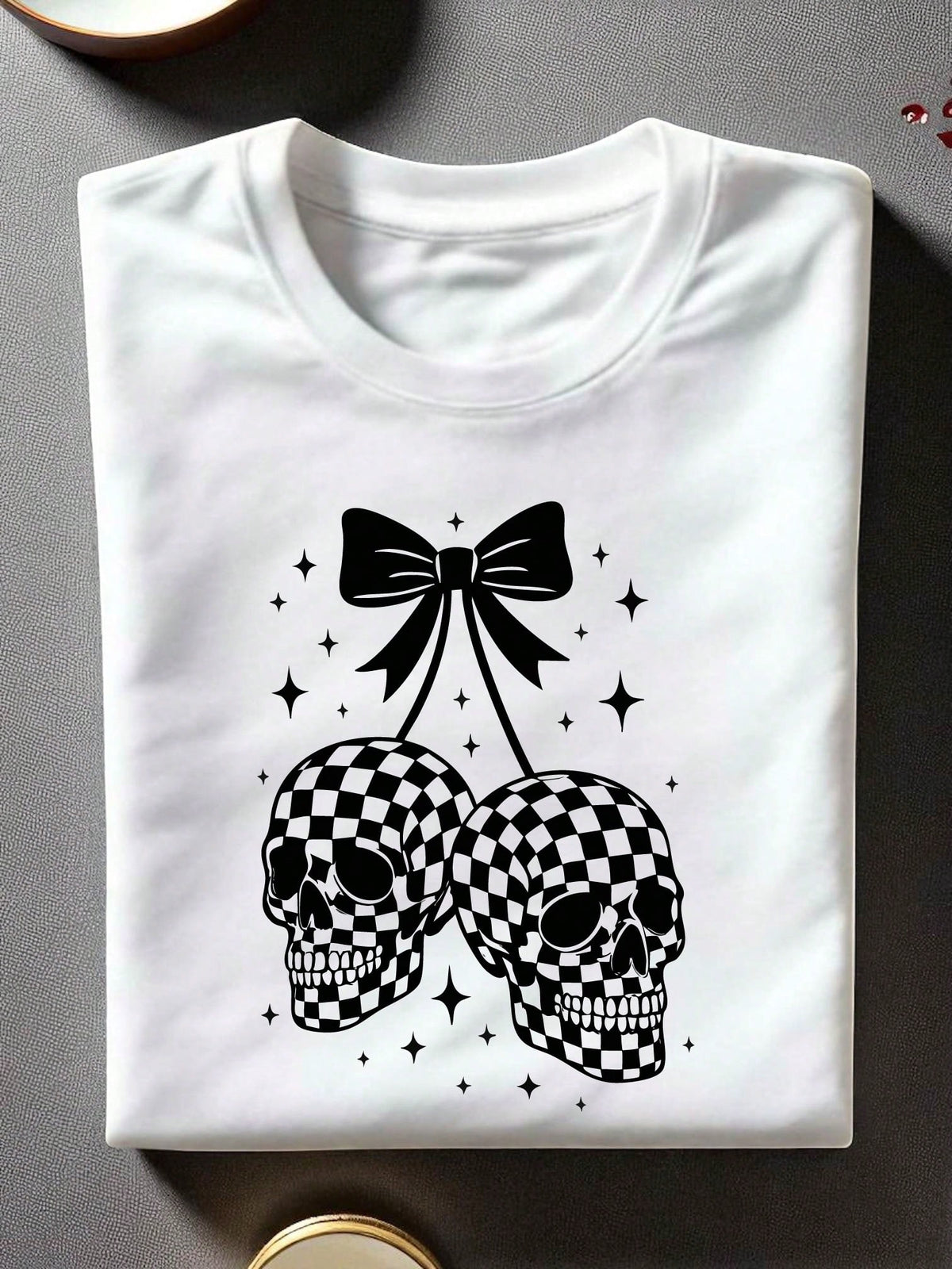 Coquette Skull T-Shirt