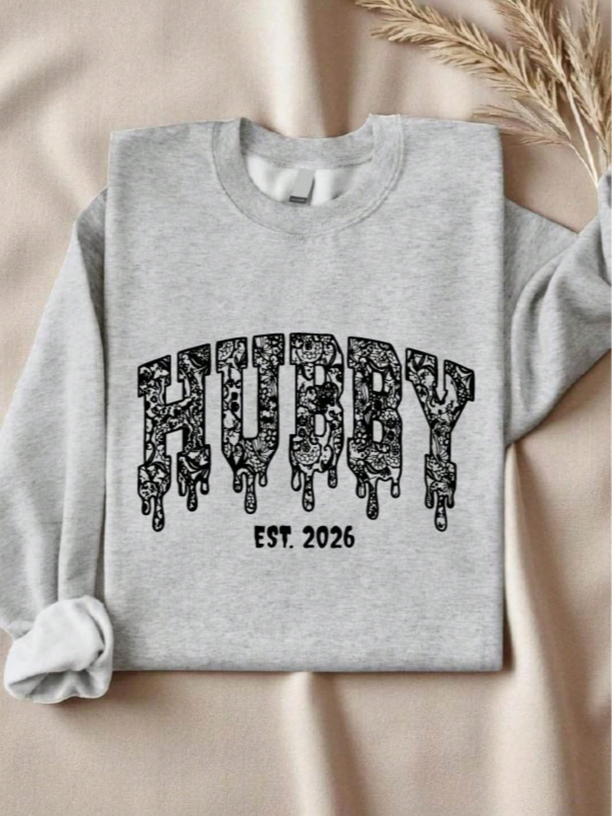 1 PC Wifey Hubby Est.2026 Sweatshirt