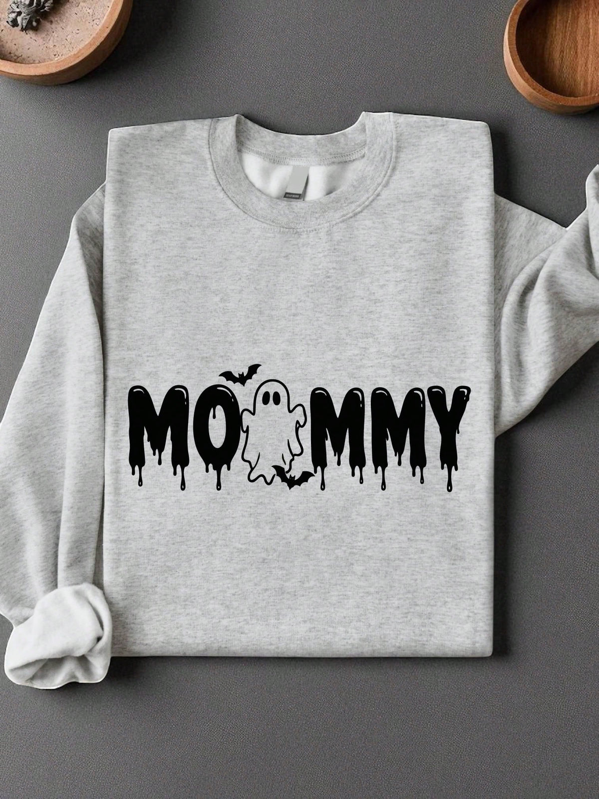 1PC Mommy And Daddy Ghosts Sweatshirt