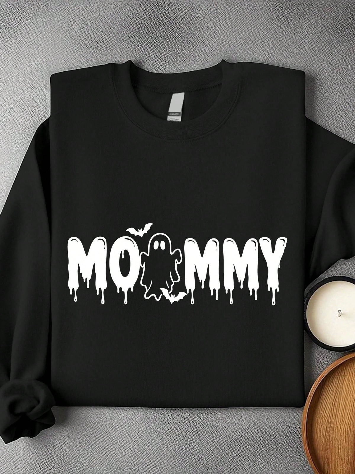 1PC Mommy And Daddy Ghosts Sweatshirt