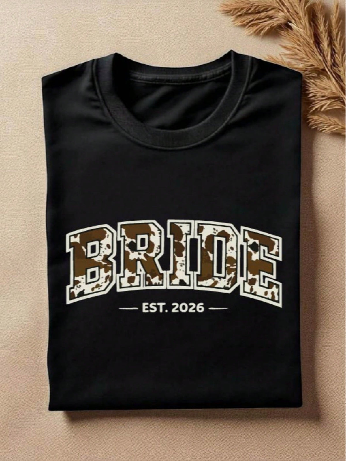 1 PC Bride Groom Est 2026 T-Shirt