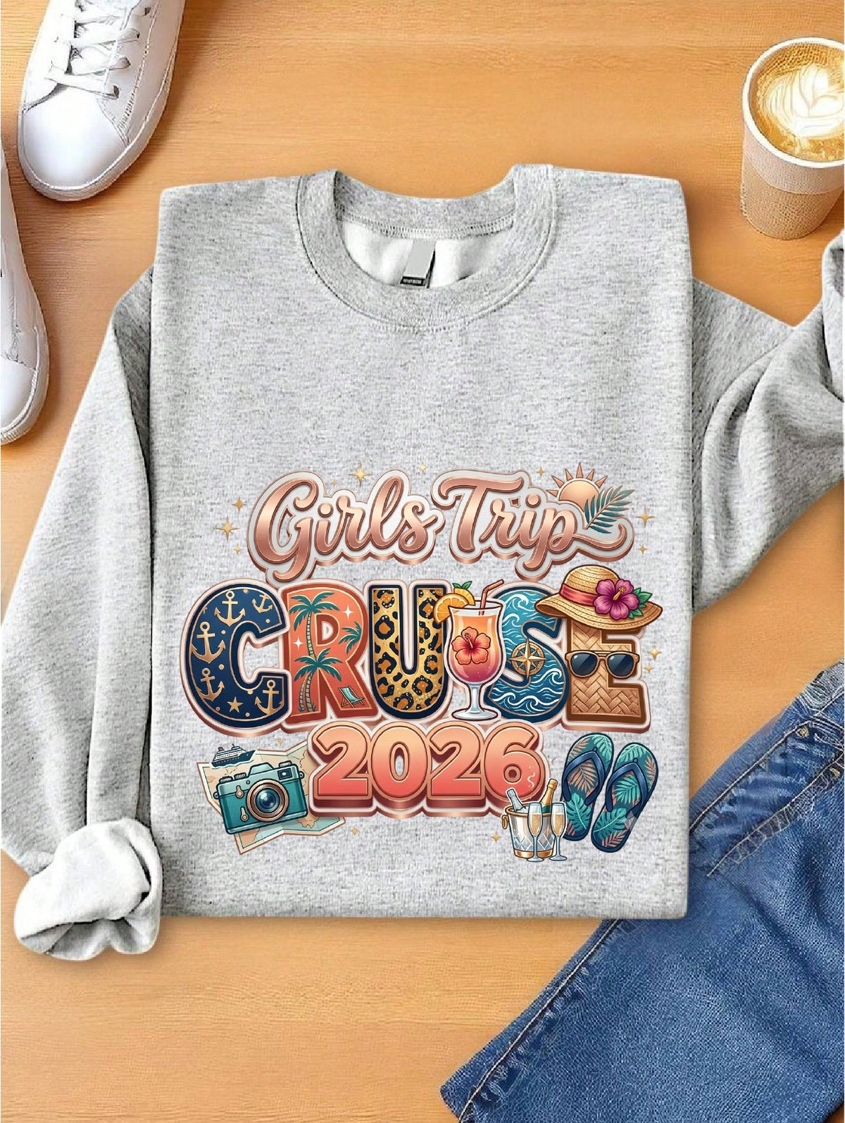 Girls Trip Cruise 2026 Sweatshirt