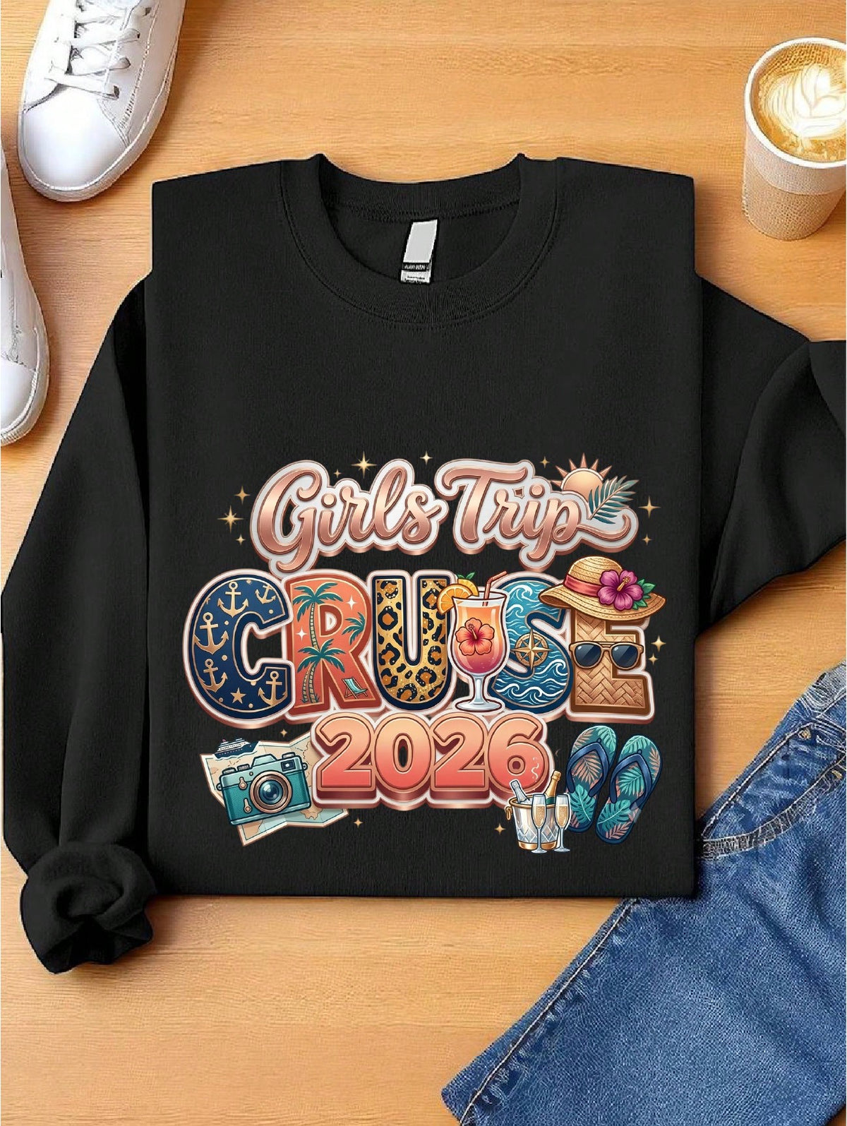 Girls Trip Cruise 2026 Sweatshirt