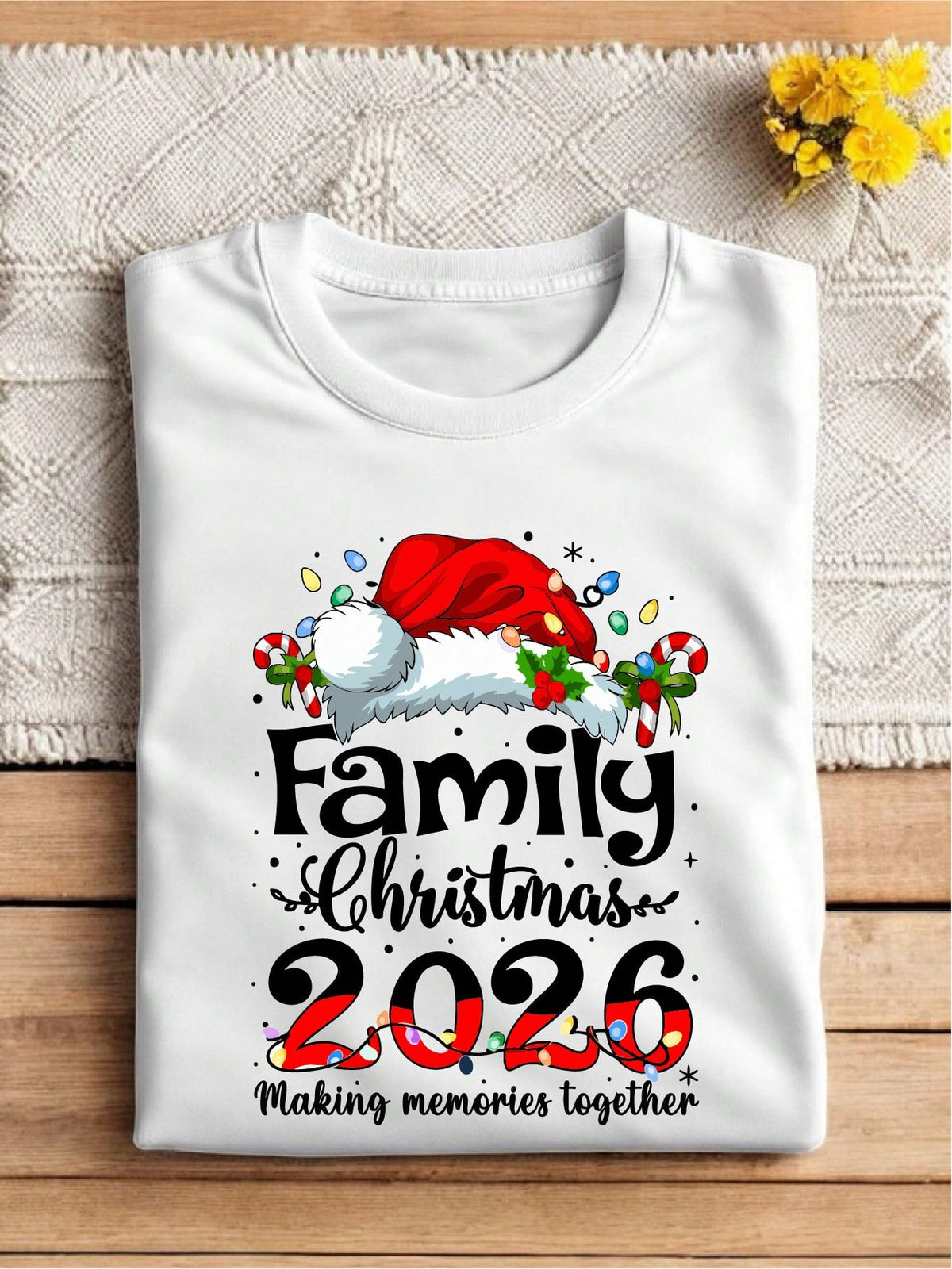 Retro Family Christmas 2026 T-Shirt