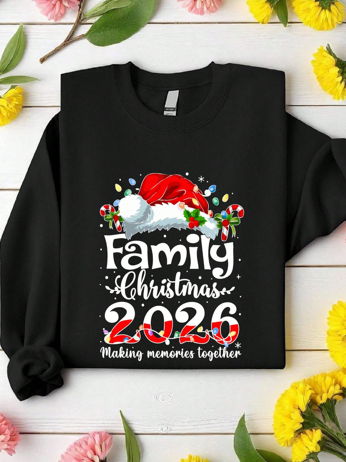 Retro Family Christmas 2026 Sweatshirt