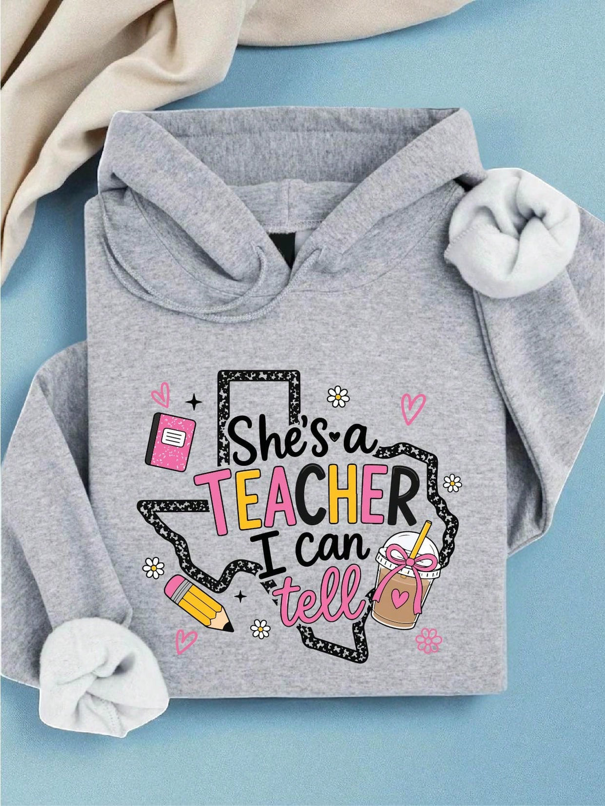 She's A Teacher I Can Tell Hoodie
