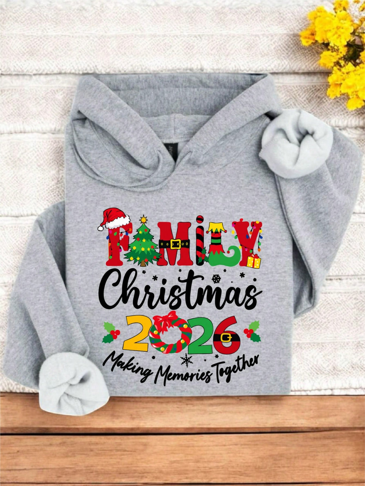 Family Crew Christmas 2026 Hoodie