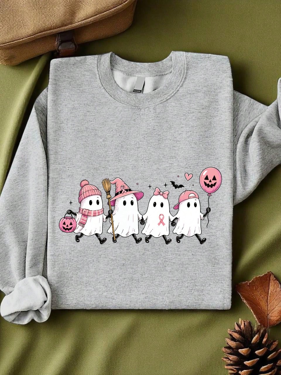 October Pink Ghost Sweatshirt