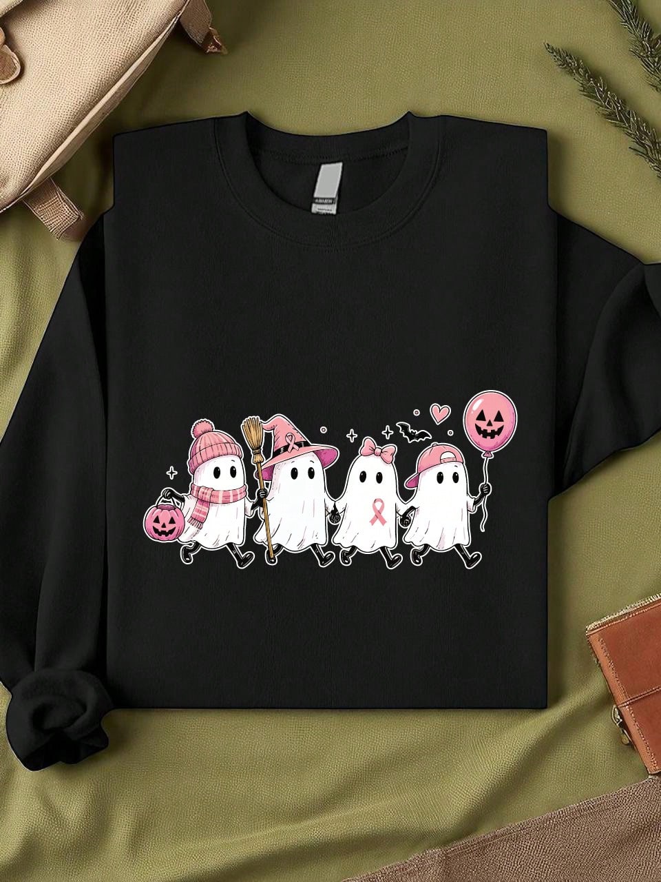 October Pink Ghost Sweatshirt