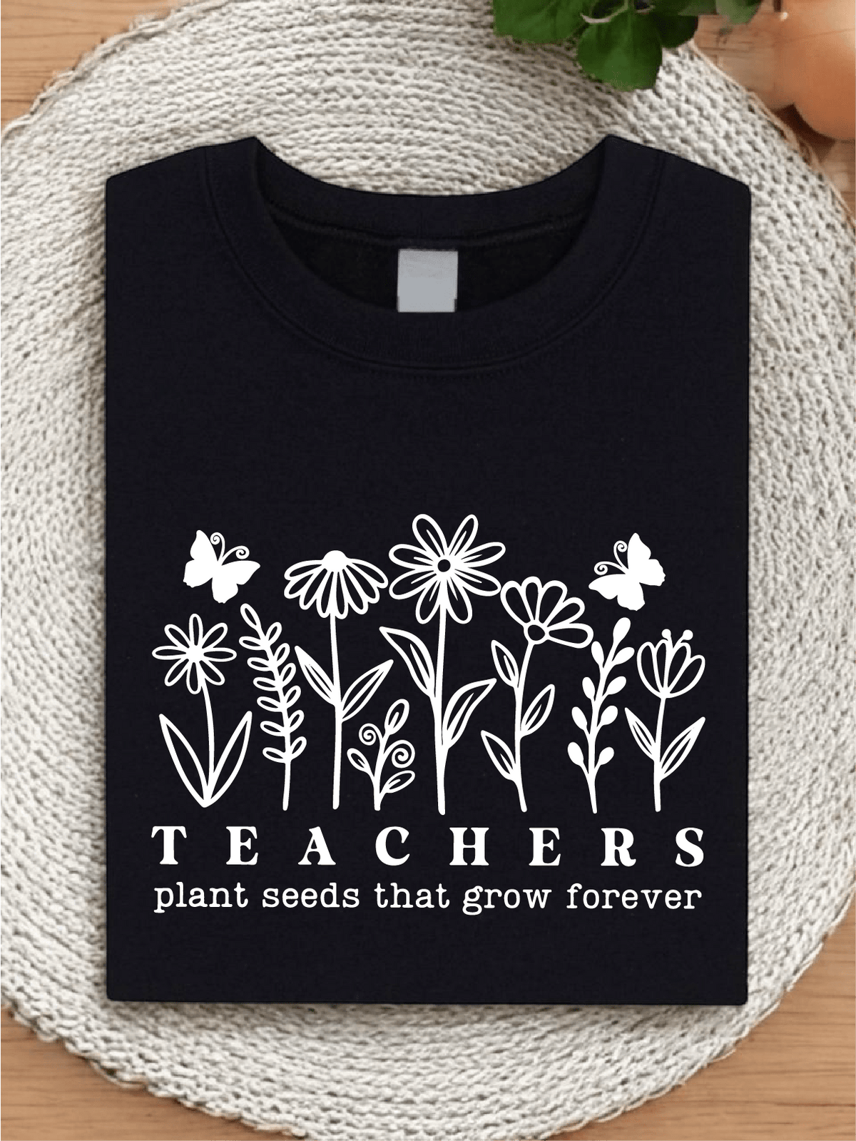 Teachers Plant Seeds That Grow Forever Tech Crew T-Shirt
