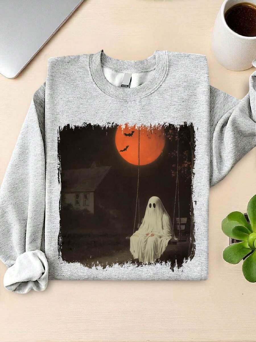 Halloween Ghost Sweatshirt