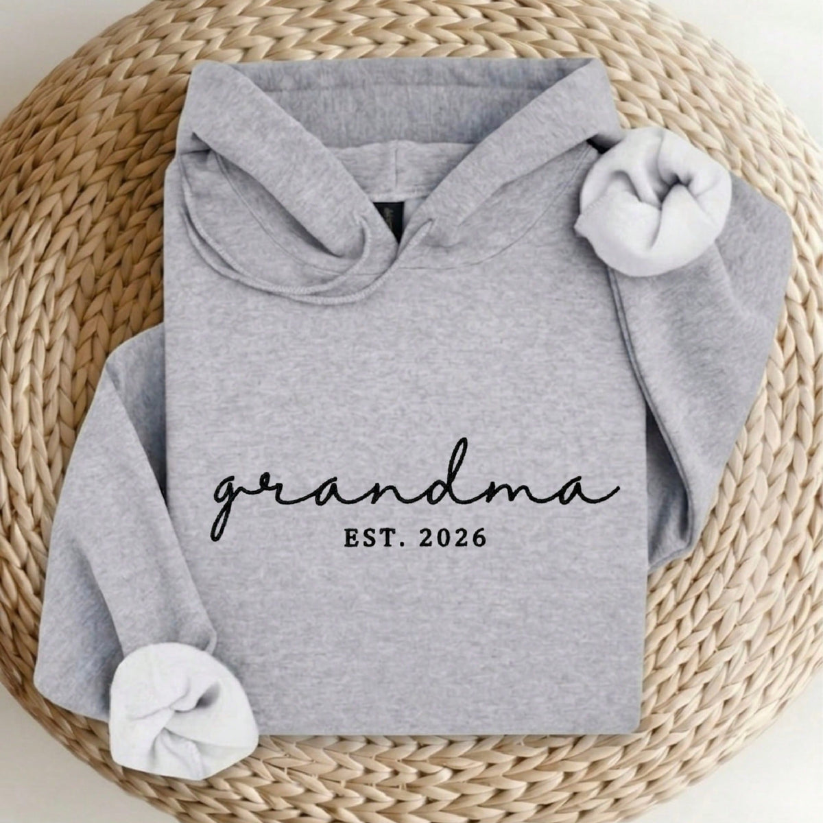 Grandma Embroidered Hoodie