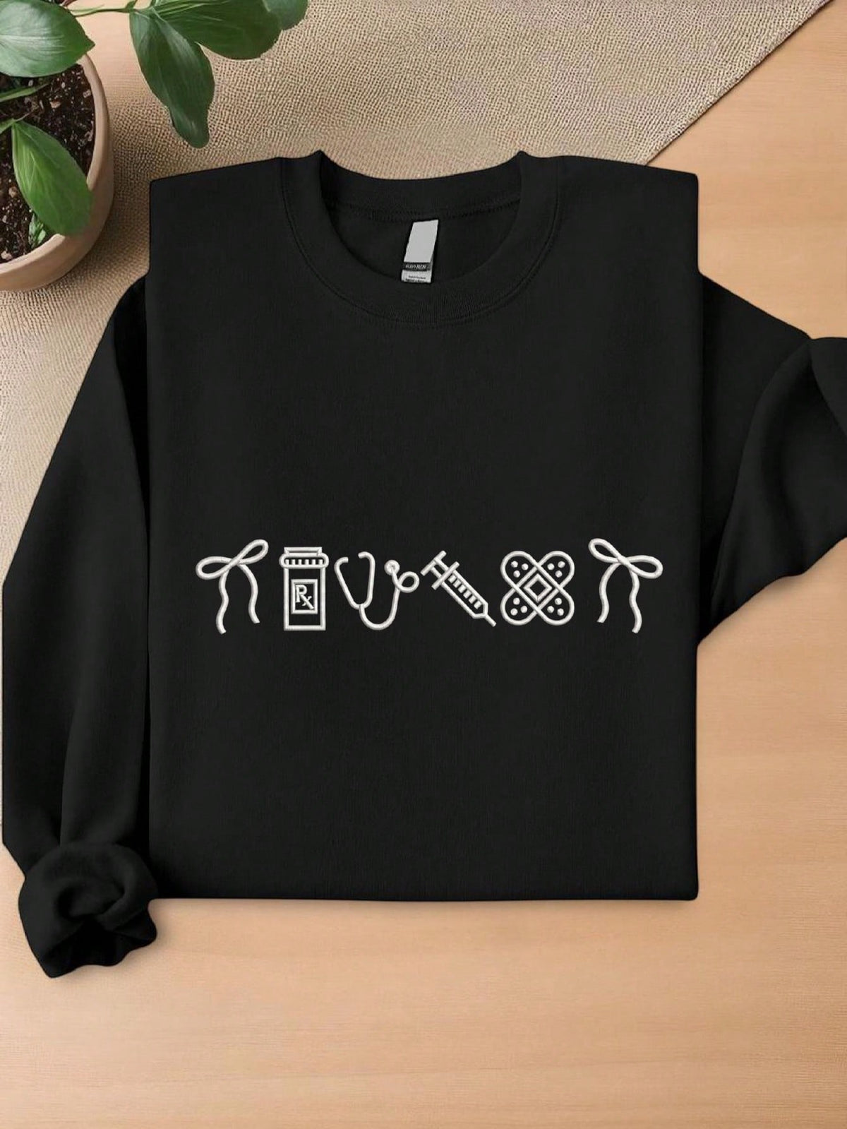 Nurse Embroidered Sweatshirt