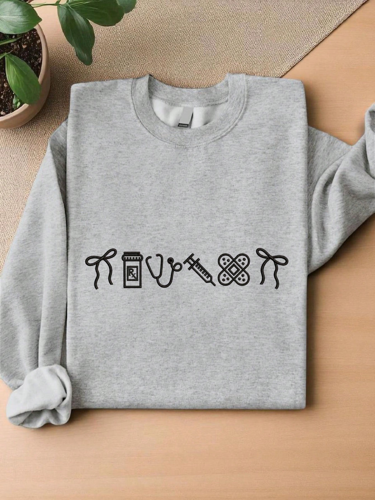 Nurse Embroidered Sweatshirt