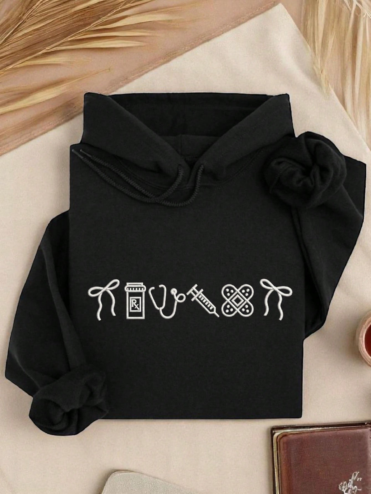 Nurse Embroidered Hoodie