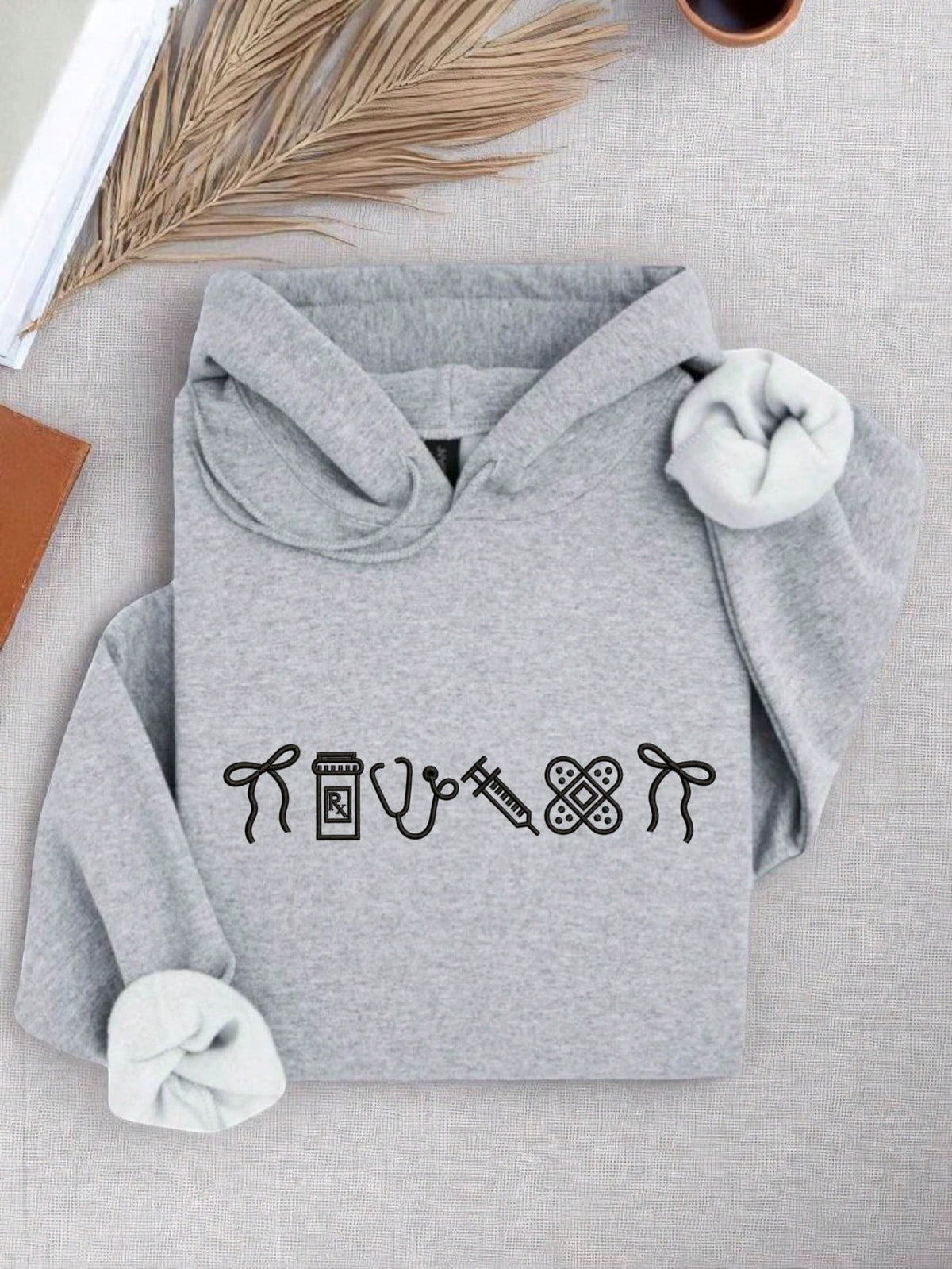 Nurse Embroidered Hoodie