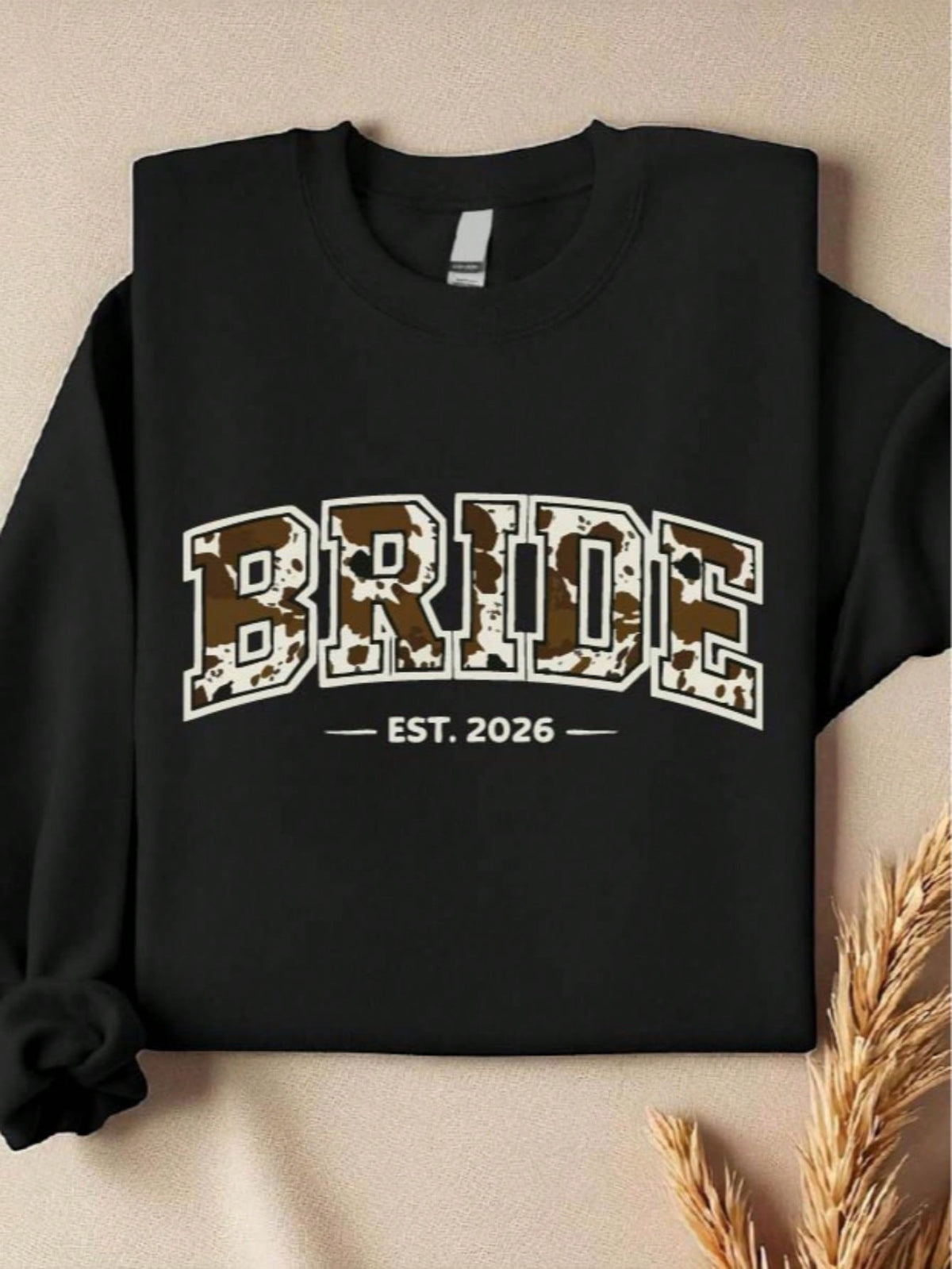 1 PC Bride Groom Est 2026 Sweatshirt