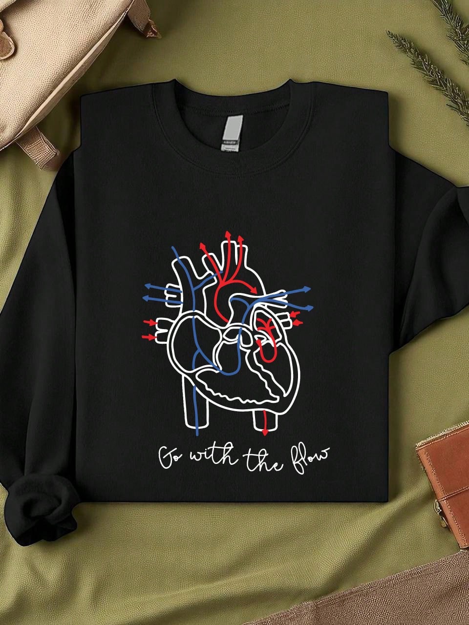 Go With The Flow Unisex Sweatshirt