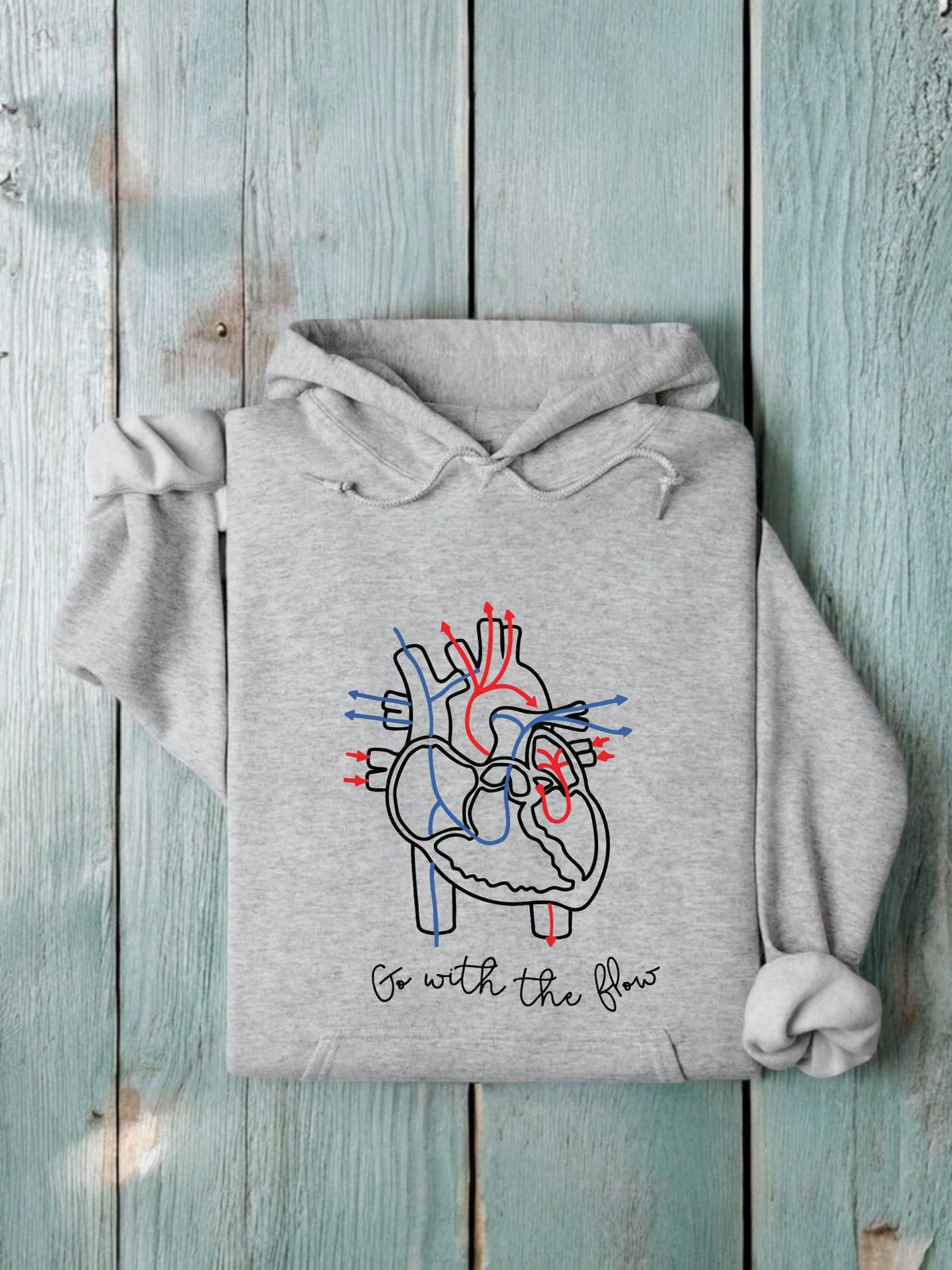 Go With The Flow Unisex Hoodie