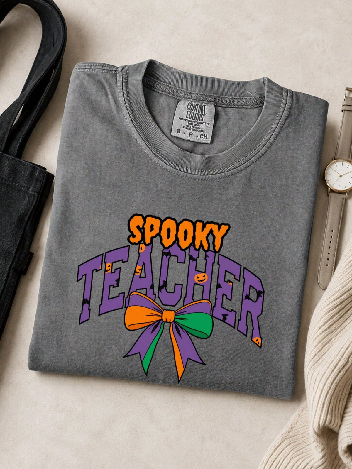 Spooky Teacher Coquette T-Shirt
