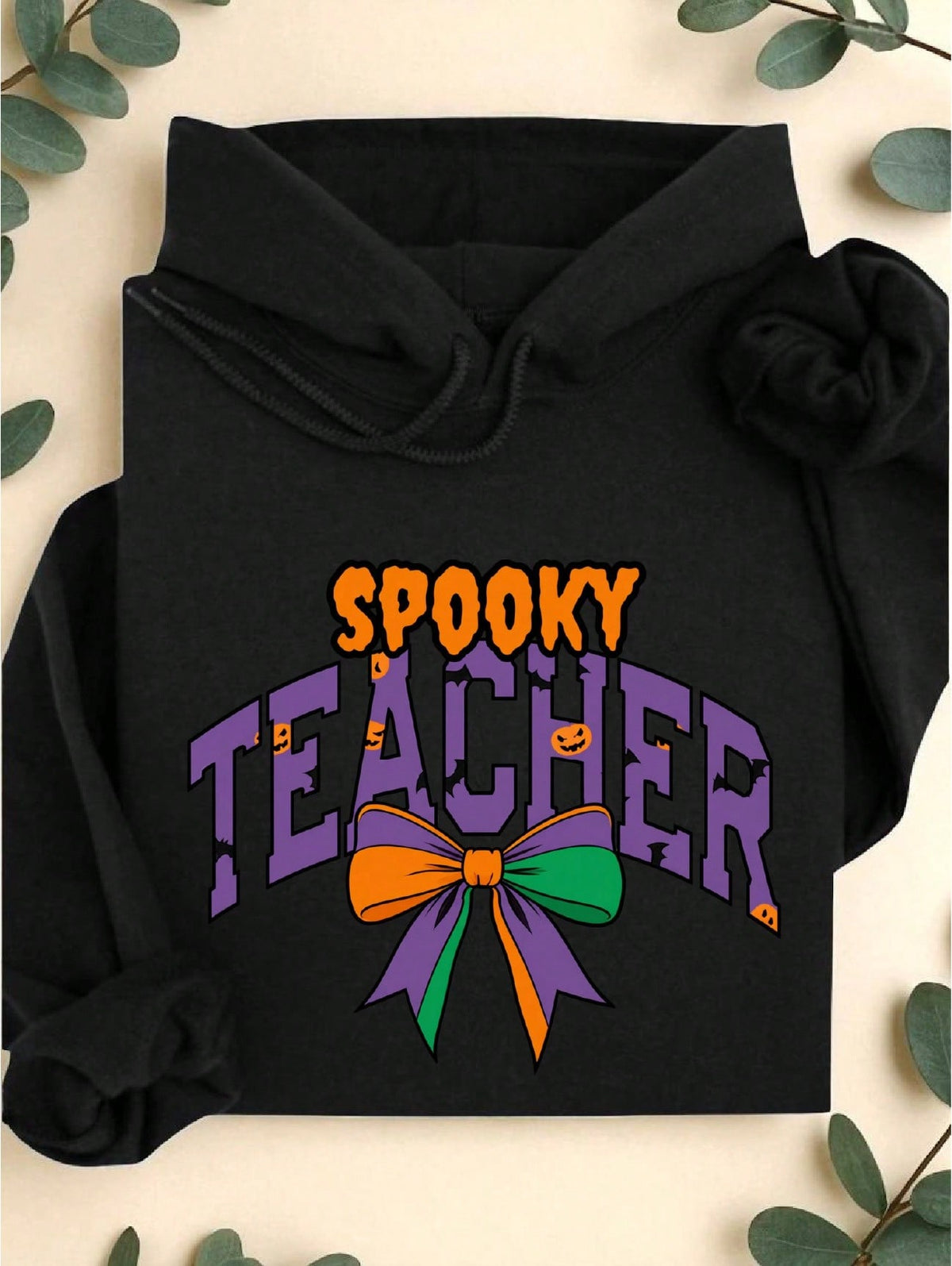 Spooky Teacher Coquette Hoodie