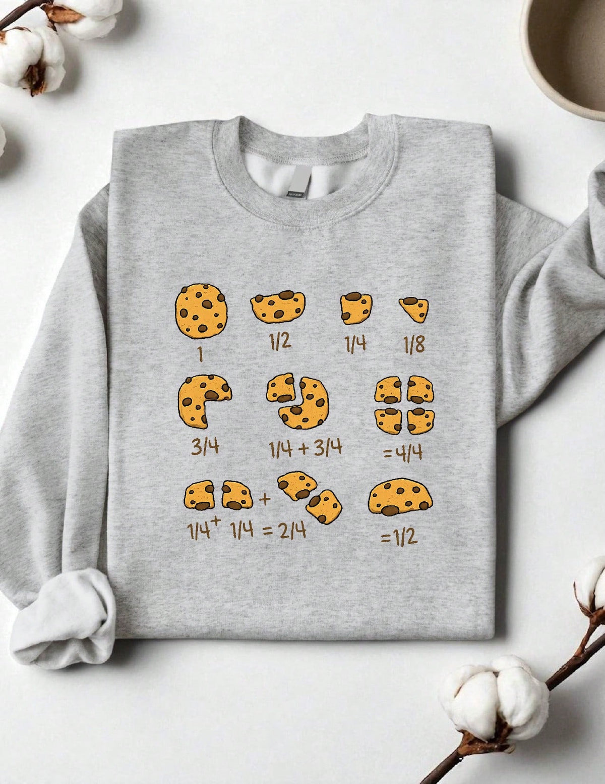 Math Teachers Chocolate Cookie Sweatshirt