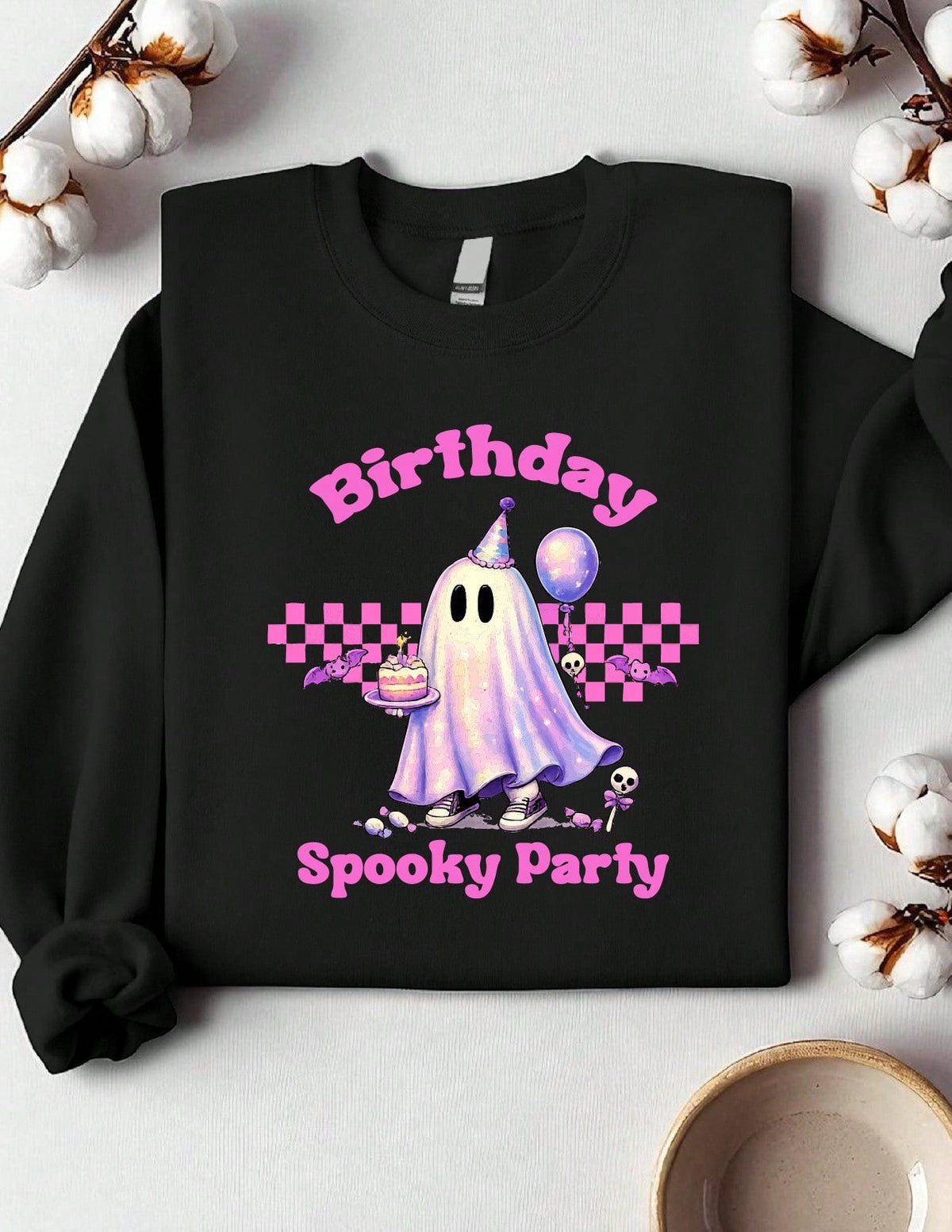 Halloween Birthday Graphic Sweatshirt