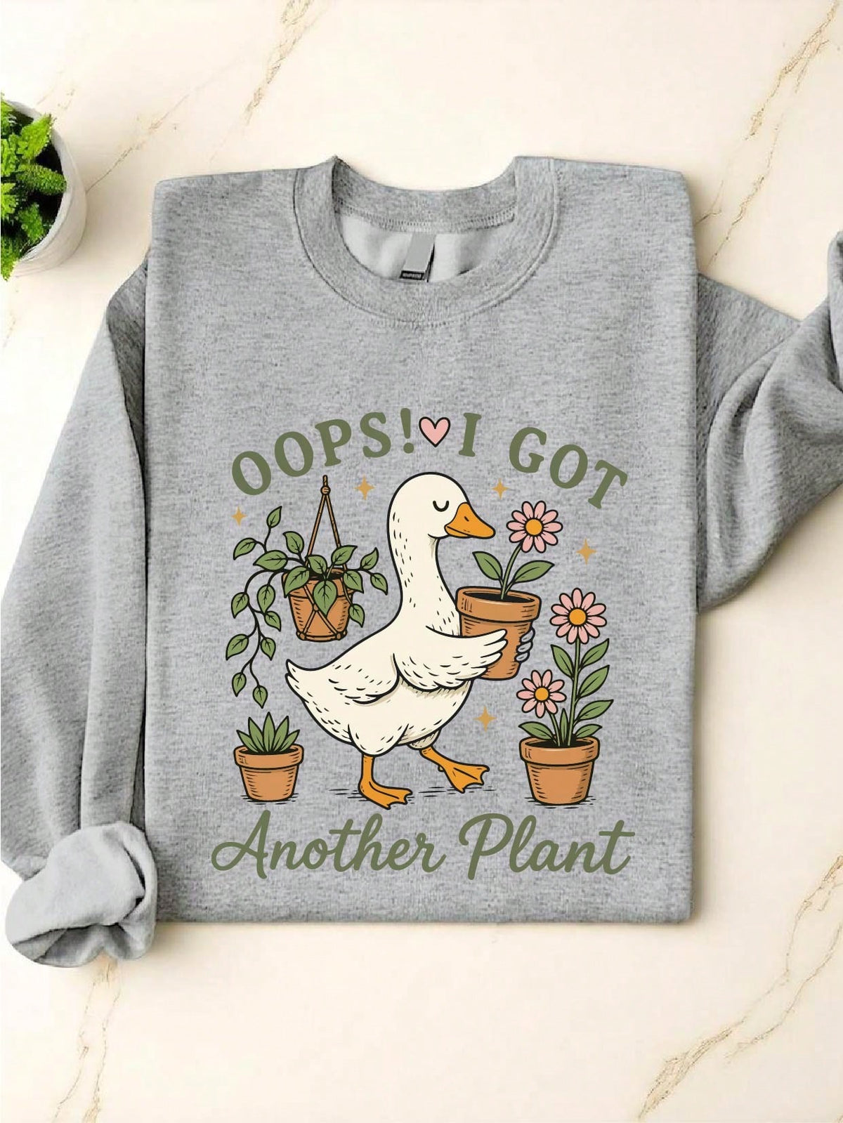 Oops I Got Another Plant Sweatshirt Plant Lover Gift Sweatshirt