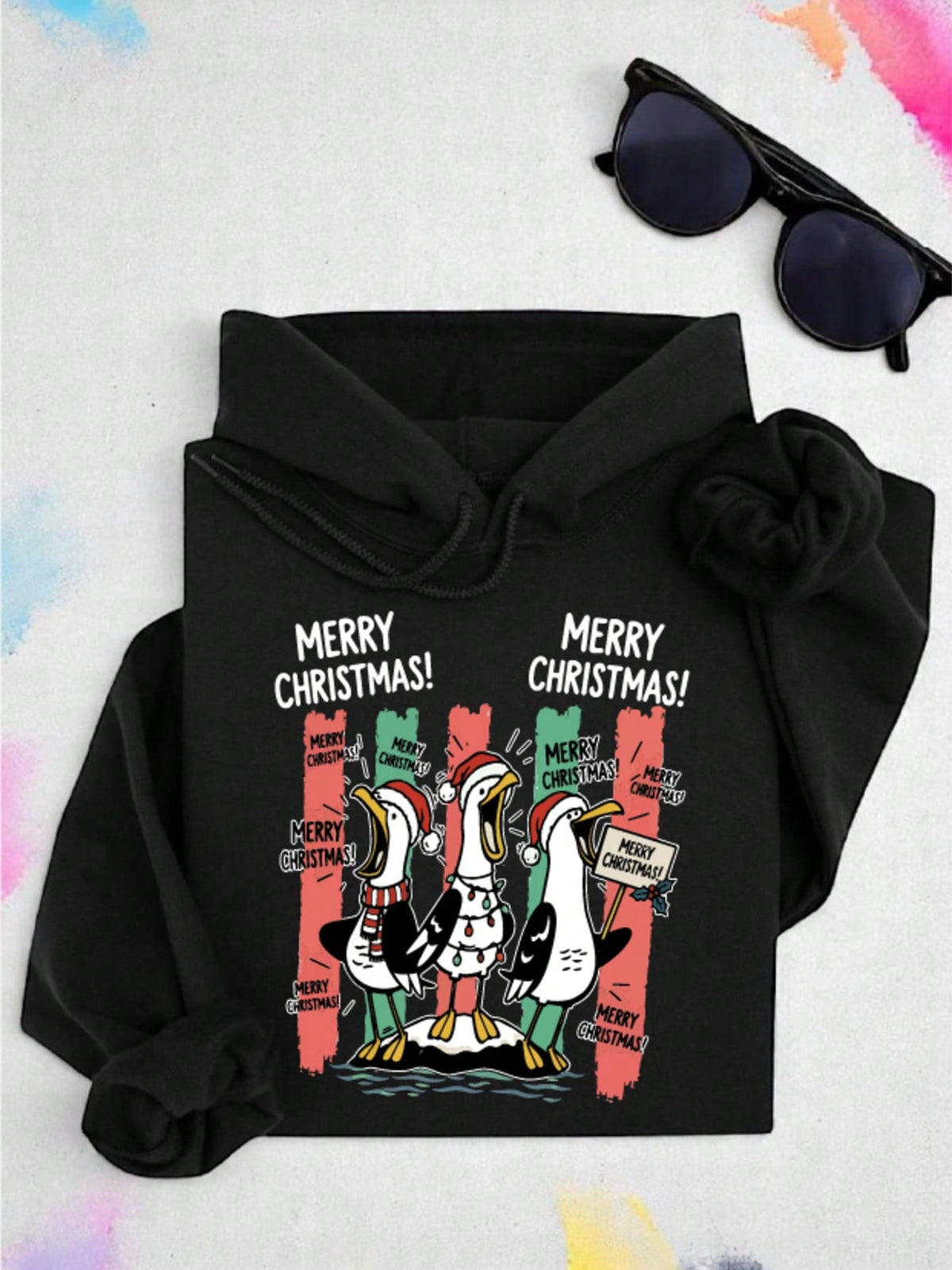 Funny Goose Christmas Hoodie