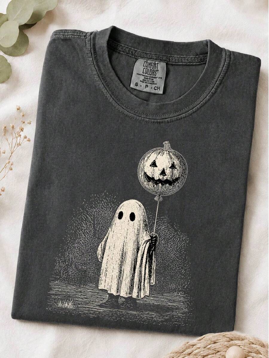 Horror Ghost Halloween T-Shirt