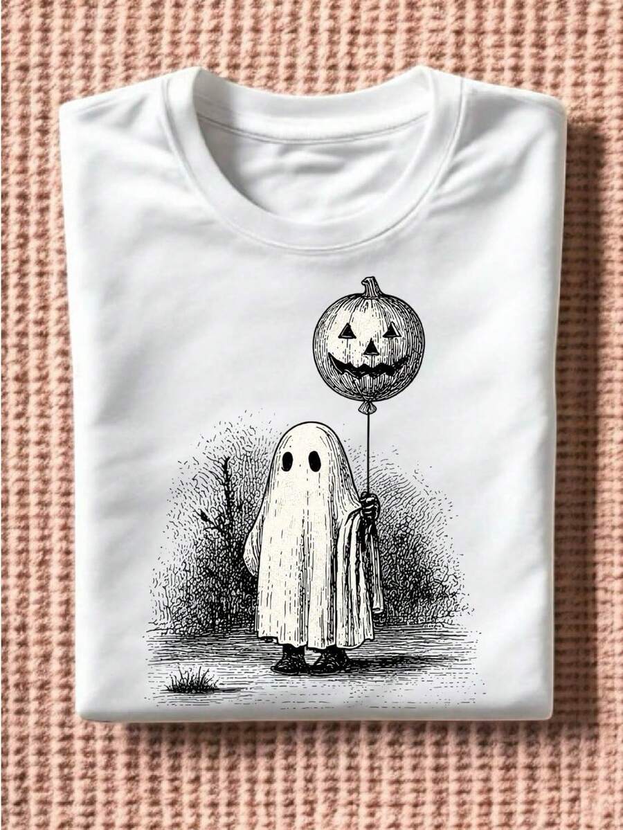 Horror Ghost Halloween T-Shirt