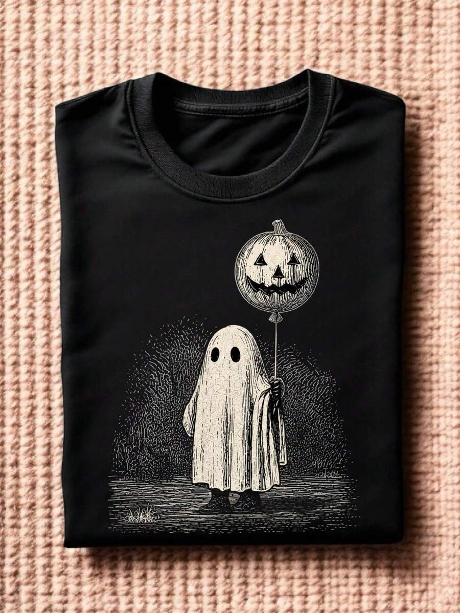Horror Ghost Halloween T-Shirt