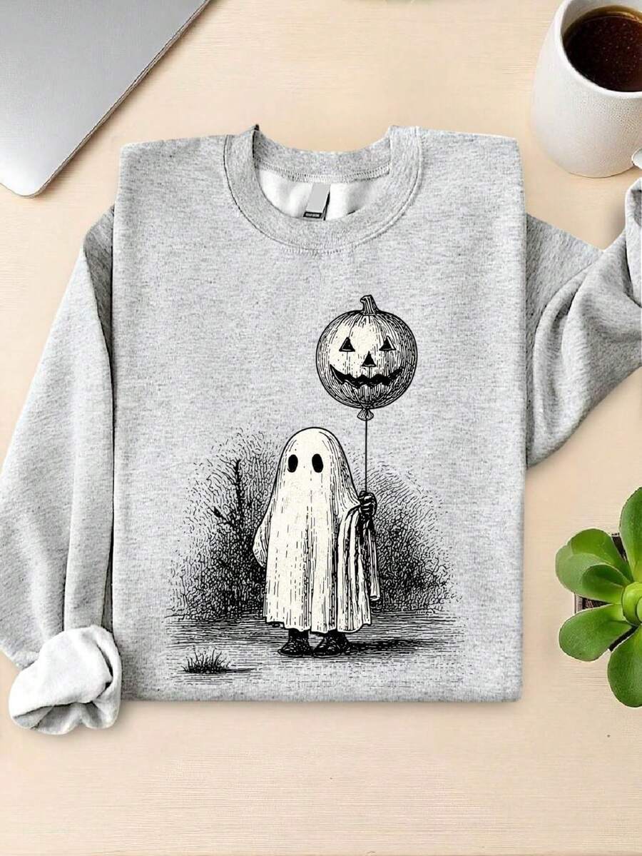 Horror Ghost Halloween Sweatshirt