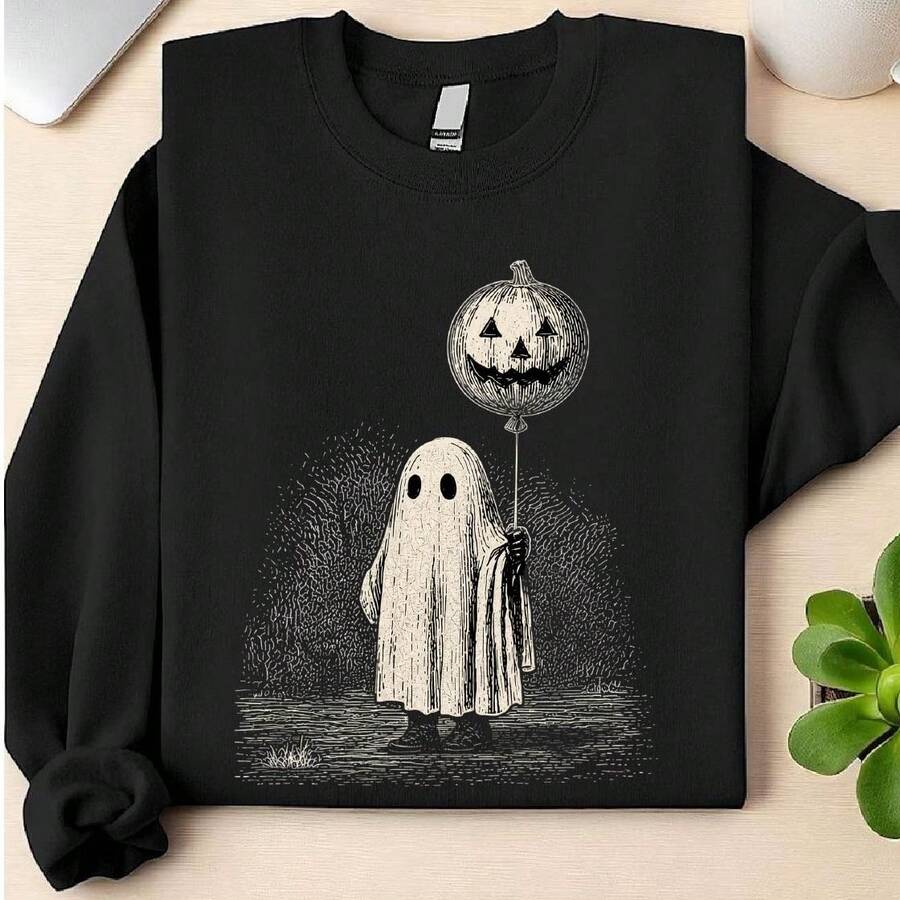 Horror Ghost Halloween Sweatshirt