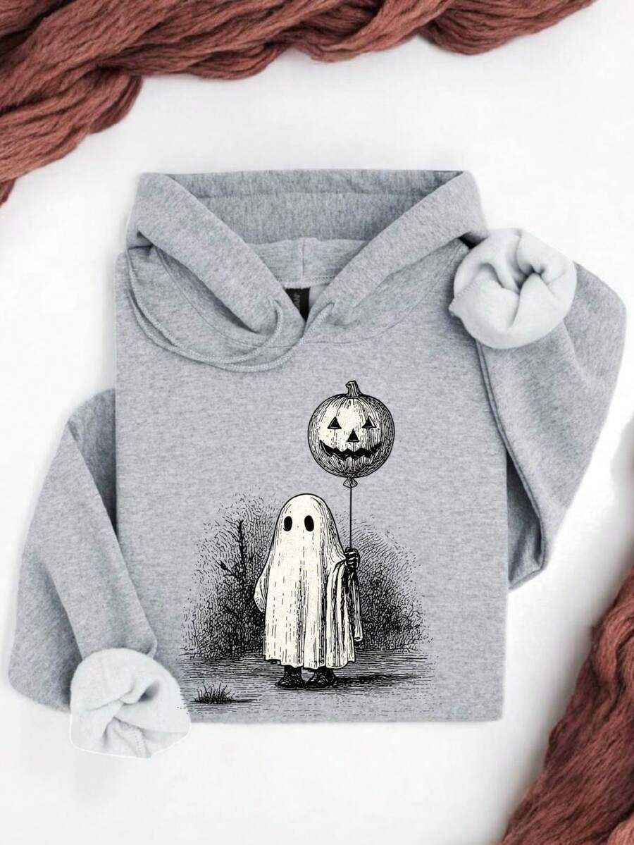 Horror Ghost Halloween Hoodie