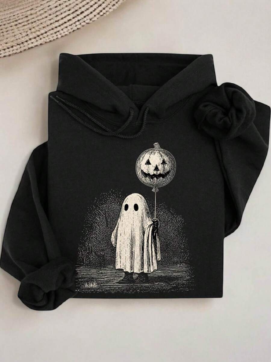 Horror Ghost Halloween Hoodie