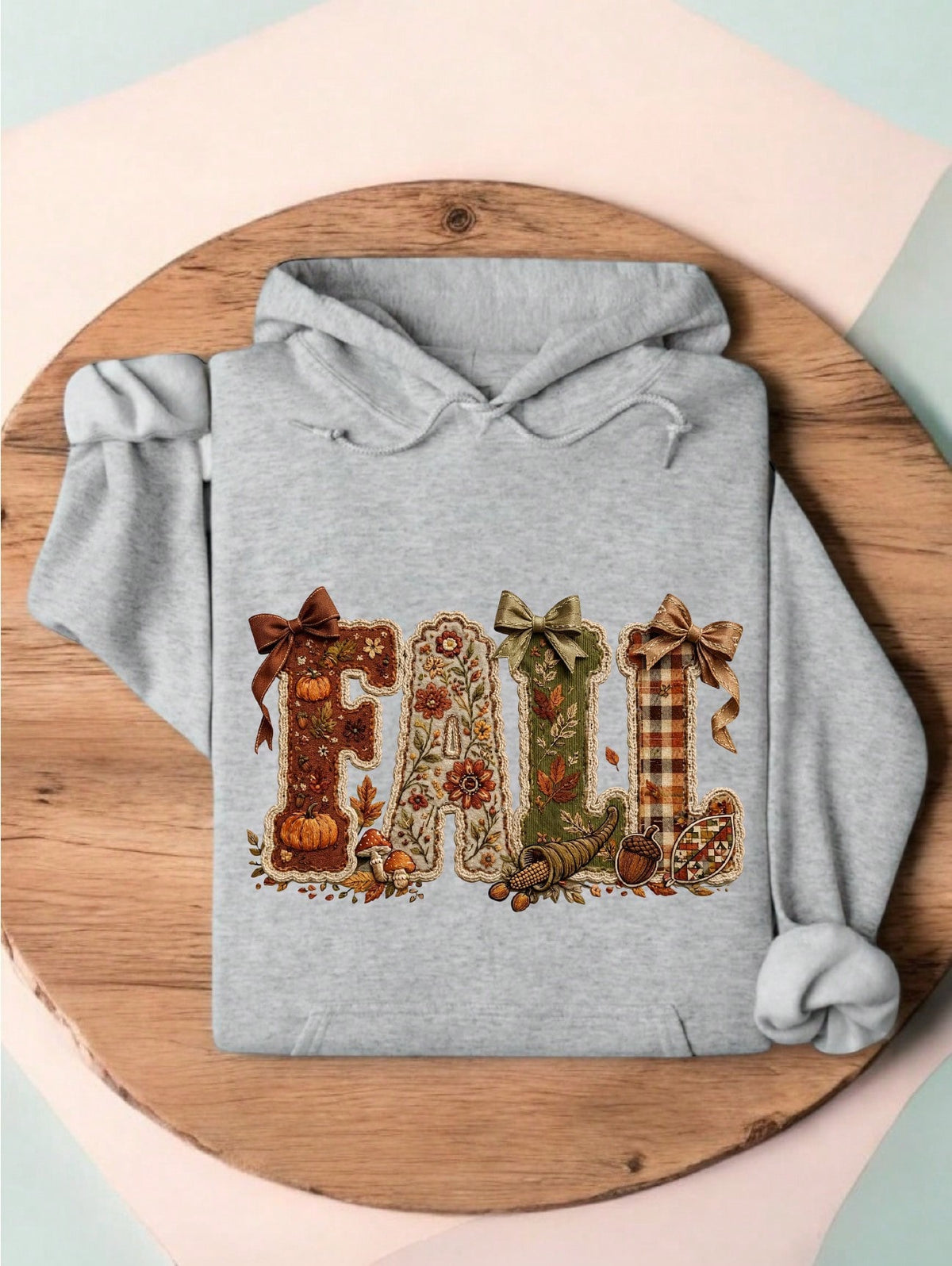 Fall Coquette Bow Hoodie