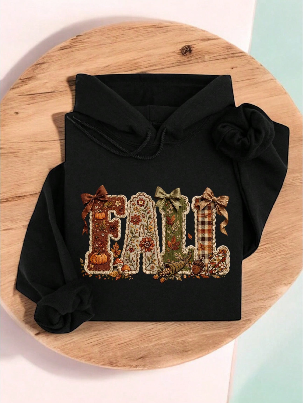 Fall Coquette Bow Hoodie