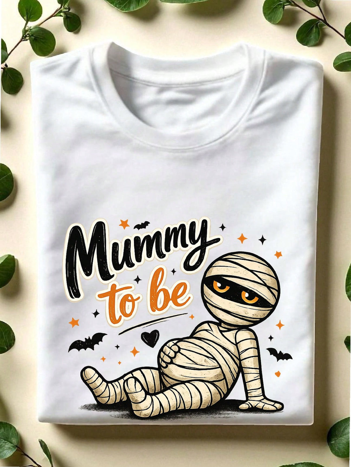 Mummy To Be Halloween T-Shirt
