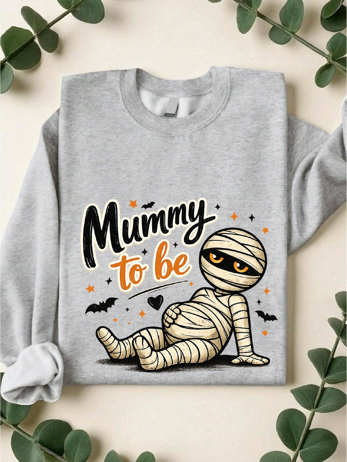 Mummy To Be Halloween Sweatshirt