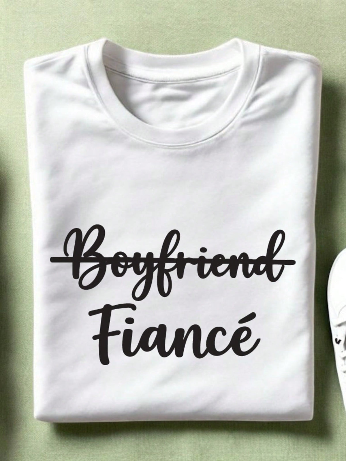 1PC Boyfriend Fiancé & Girlfriend Fiancée Unisex T-Shirt