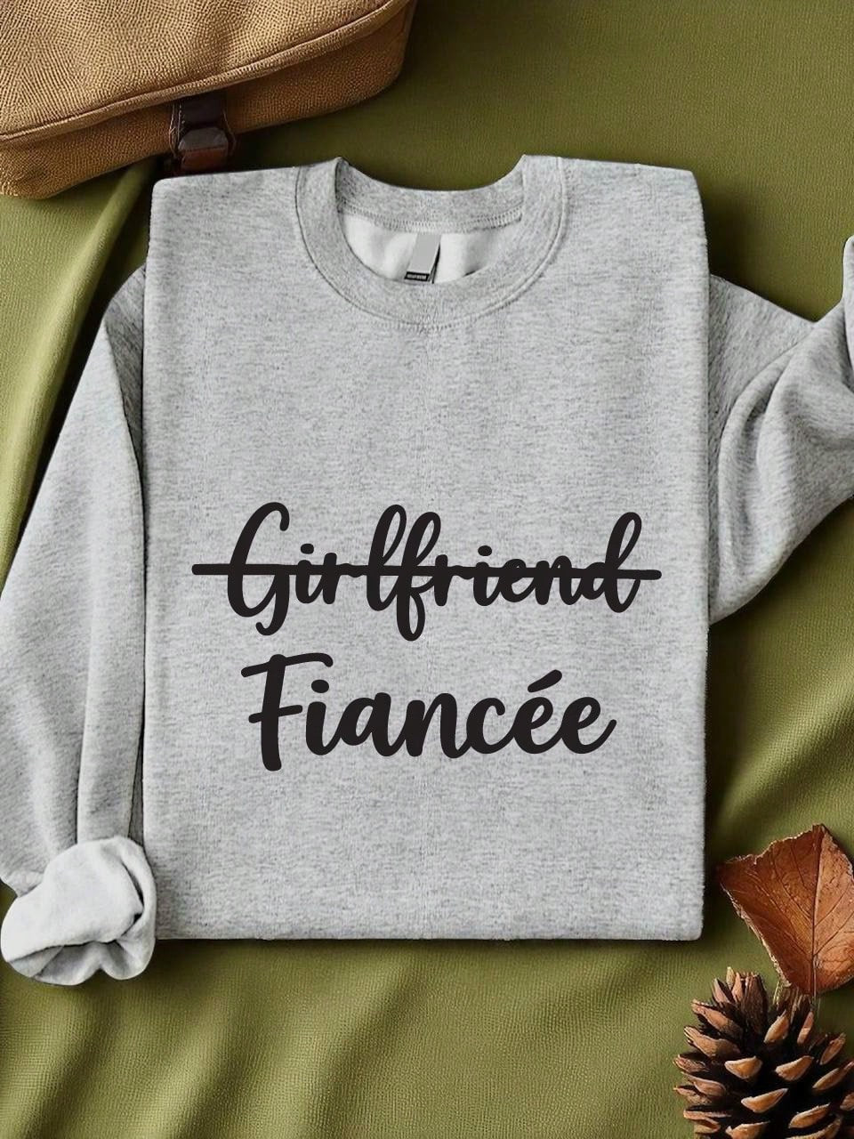 1PC Boyfriend Fiancé & Girlfriend Fiancée Unisex Sweatshirt