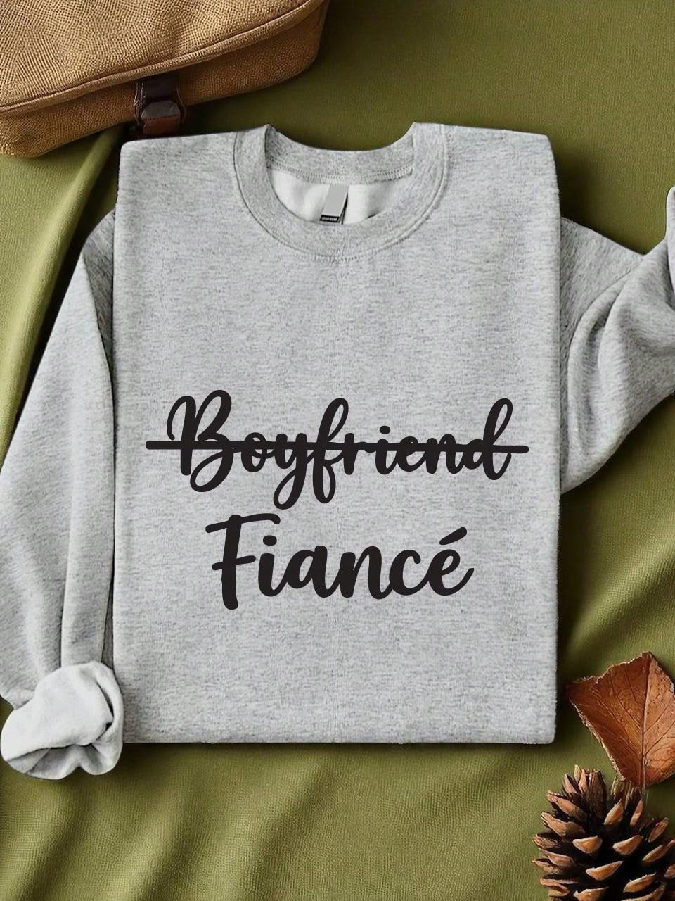 1PC Boyfriend Fiancé & Girlfriend Fiancée Unisex Sweatshirt