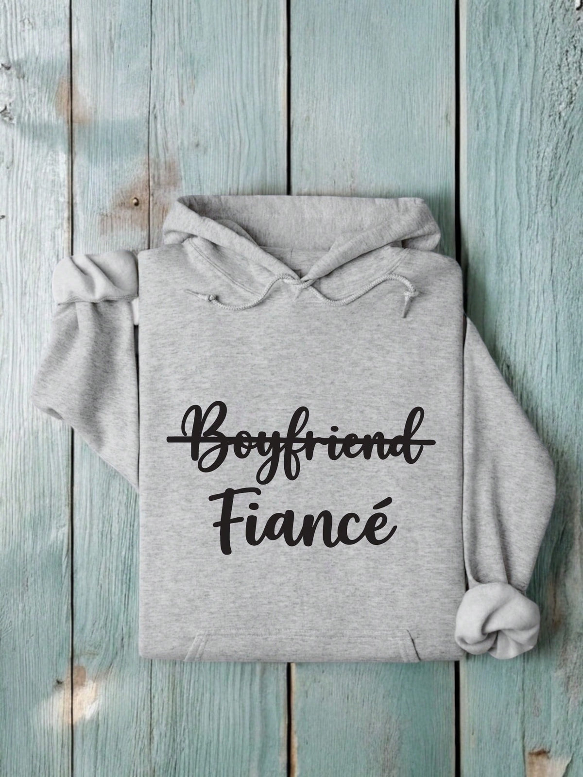 1PC Boyfriend Fiancé & Girlfriend Fiancée Unisex Hoodie