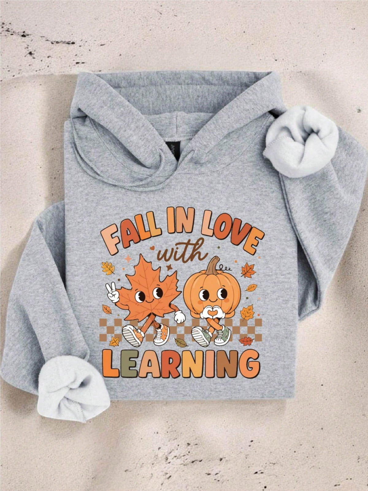 Fall In Love With Learning Teacher Hoodie
