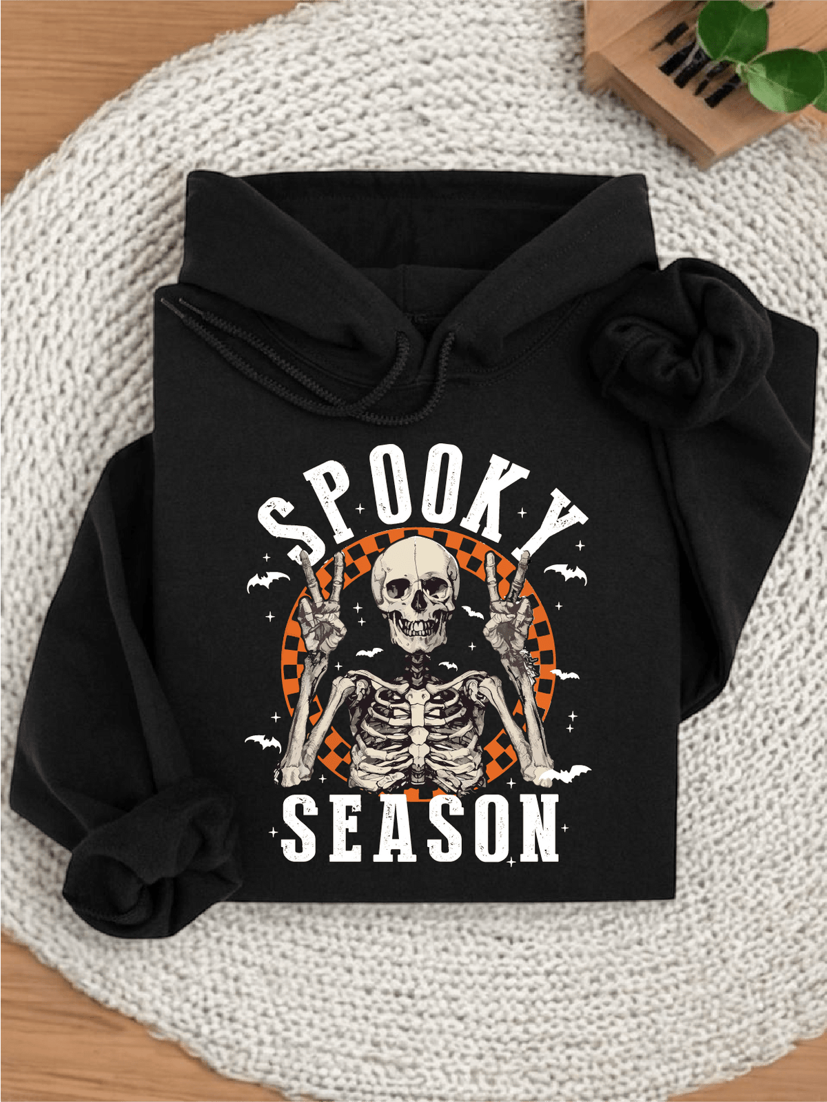 Vintage Halloween Skeleton Hoodie